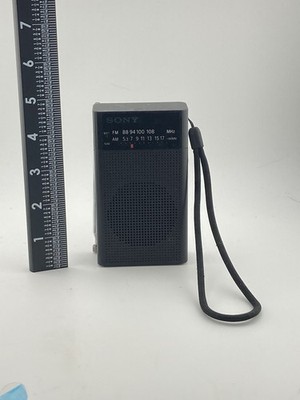 Sony Icf-P27 Handheld Portable AM/FM Radio Tested Working Please Read