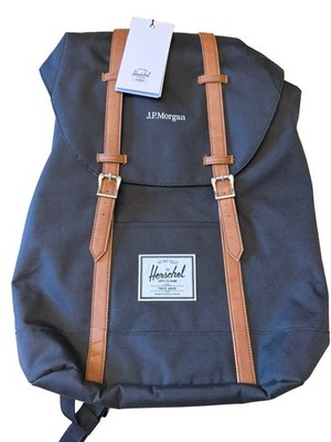NWT HERSCHEL Supply Co Retreat Backpack Black Classic 19.5L fits 15'' Laptop