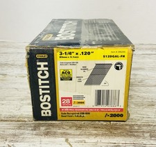 Bostitch 3-1/4 x 120" 28 Galvanized Framing Nails - QTY 2000 - S12DGAL-FH