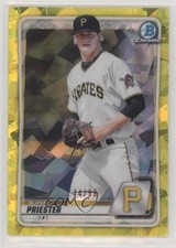 2020 Bowman Chrome Draft Sapphire Yellow 44/99 Quinn Priester #BD-53 1b8