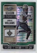 2023 Panini Contenders Optic Green Pulsar Prizm 17/35 Jamaal Williams #41 1cw4