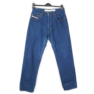 DIESEL INDUSTRY Herren Jeans Größe W32 L31 Regular Fit Straight Button Fly Blau