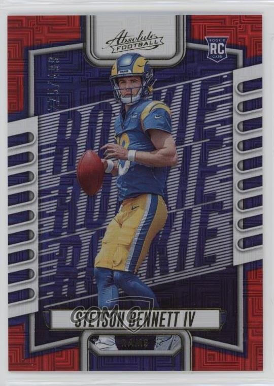 2023 Panini Absolute Rookies Red Squares 275/499 Stetson Bennett IV #136 1i7m
