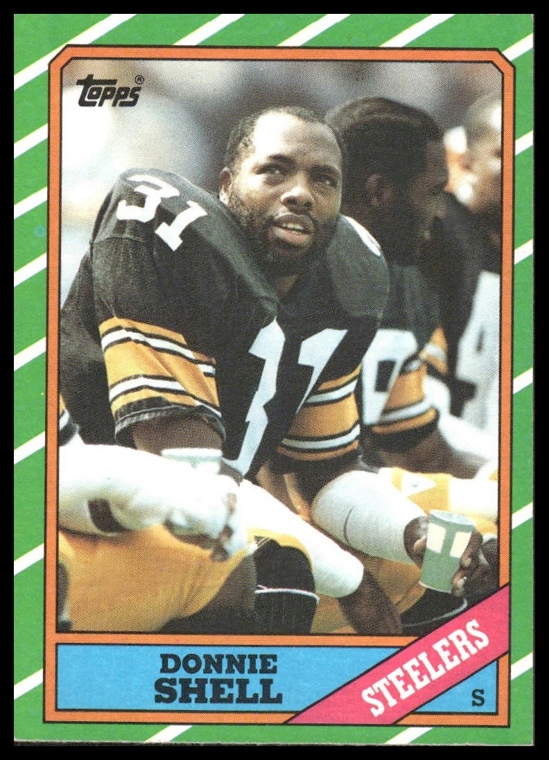 1986 Topps #291 Donnie Shell Pittsburgh Steelers