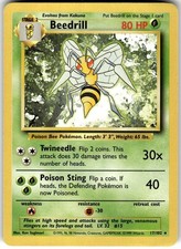 Beedrill 17/102 Base Set Unlimited Pokemon NM Fast Ship on eBay