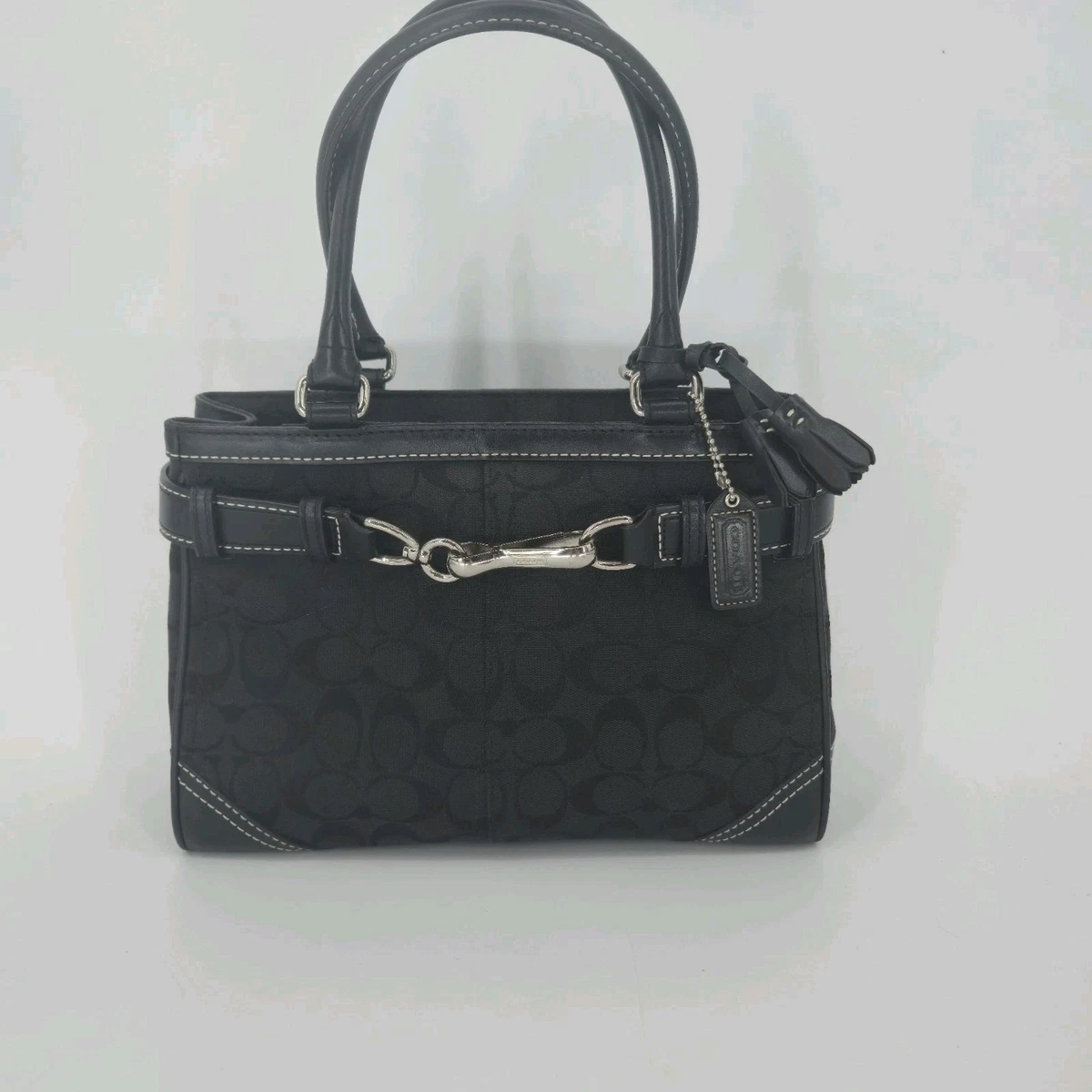 Coach Hampton Medium Canvas Exterior Bags & Handbags for Women for