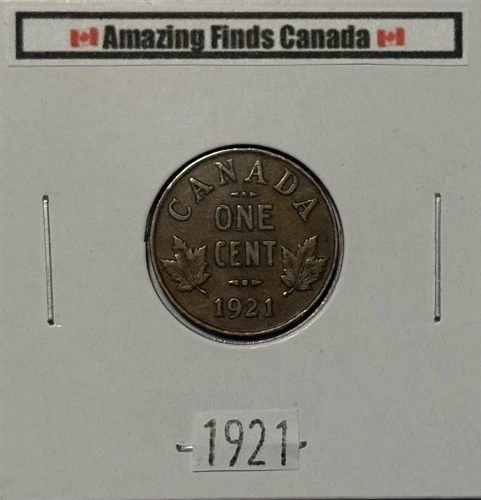 1921 Canada Small Cent — photo from the most recent tracked eBay sale