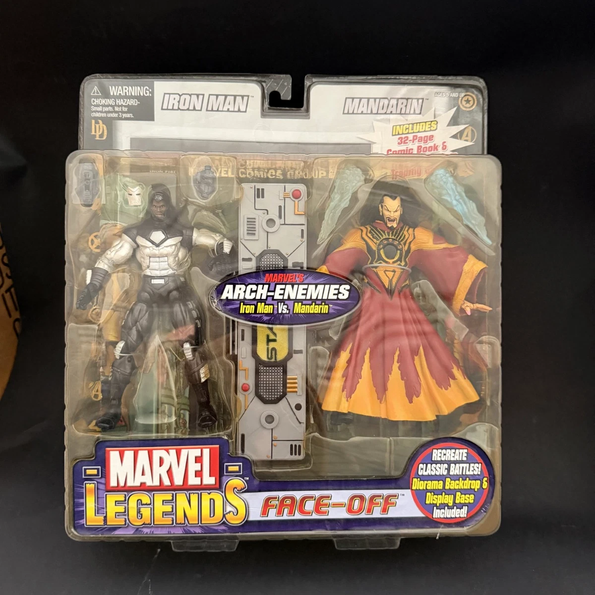 Iron Man vs Mandarin variant Marvel Legends Face Off series Toy Biz