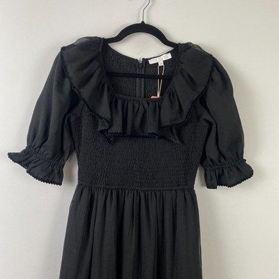 ivy city black dress Mini Louisa Dress in Black