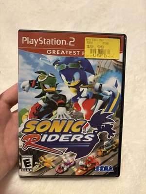 SEGA Sonic Riders Ps2 Sony PlayStation 2 Greatest Hits Racing CIB with Manual