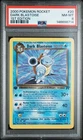 2000 POKEMON ROCKET 1ST EDITION #20 DARK BLASTOISE PSA 8