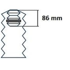 Staubschutzsatz Stoßdämpfer vorne für Skoda Superb 3 3V5 VW T-ROC A11 | 24080