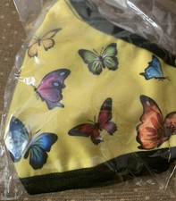 FACE MASK SOFT COTTON DOUBLE LAYERS WASHABLE REUSABLE MASK WOMEN Butterflowers