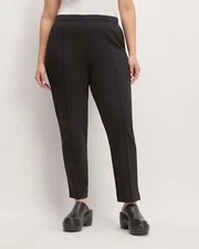 Everlane The Dream Pant Pintuck Pull On Pockets Drawstring Tapered Black Size L