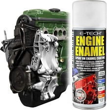 Heat Resistant Engine Enamel Paint 400ml - Spray On High Temp Paint (Green)