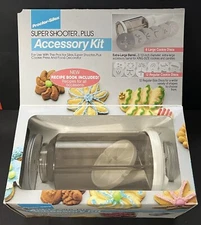 Proctor Silex SUPER SHOOTER PLUS Accessory Kit 6 King Size 12 Small Cookie Discs