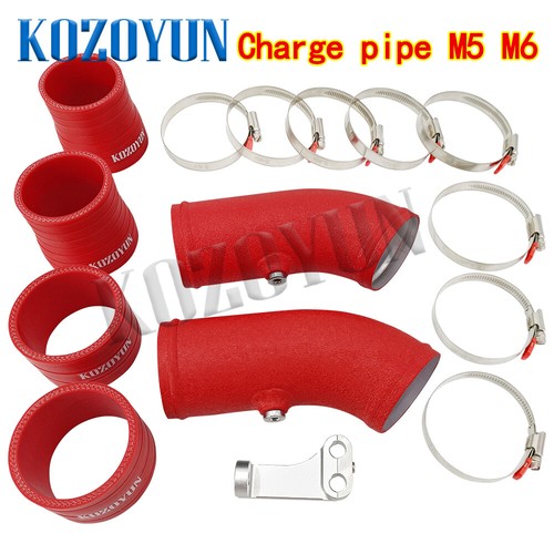 Kit de tubo de carga de admisión turbo para BMW M5 M6 F10 F06 F12 F13 S63 4,4 L V8 2012-2016 - Imagen 8 de 12