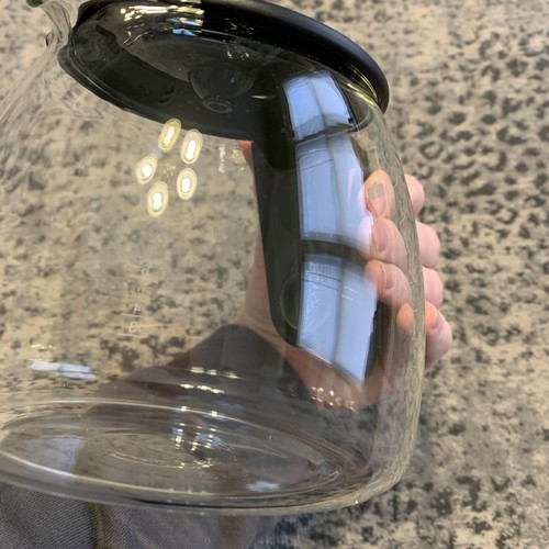 Jarra cafetera de vidrio de repuesto Braun Aroma Deluxe de 10 tazas KFK 500 - Imagen 4 de 13