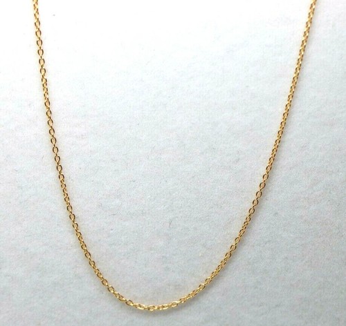 18ct 750 Yellow Gold Belcher Cable Chain Necklace 50cm 2.3grams -Free Post - Bild 5 von 12