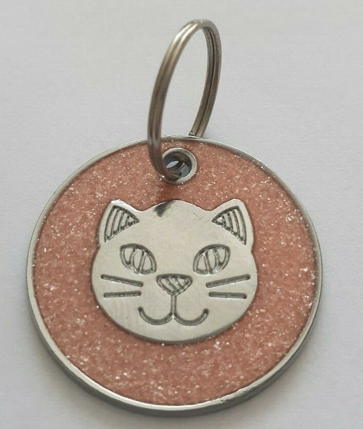 Personalised ENGRAVING Cat ID Kitten Identity Name Tag Puppy Pet ID