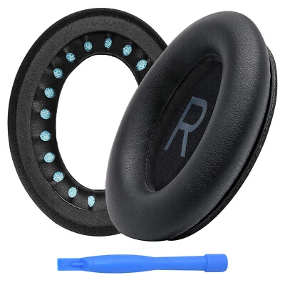 MMOBIEL Ersatz Ohrpolster für Bose QuietComfort 45 (QC45) / QuietComfort SE/ New– Schwar