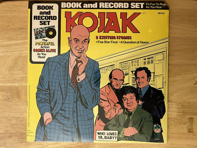 SEALED OLD STOCK Kojak Peter Pan 518 Book And Record Cut Corner top right