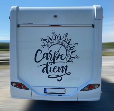 Carpe Diem - KFZ - Aufkleber - Wohnmobil - Wohnwagen - Auto - Boot