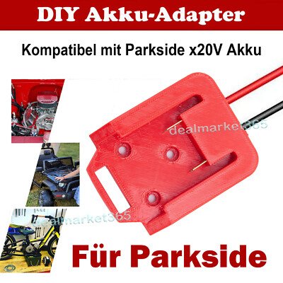 DIY Akku Adapter für PARKSIDE x20V TEAM Batteriekonverter Spielzeug Aufsteigen
