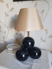***SALE*** Lawn Bowls Table Lamp From Set Of 4 Woods. VGC. Delivery Possible.