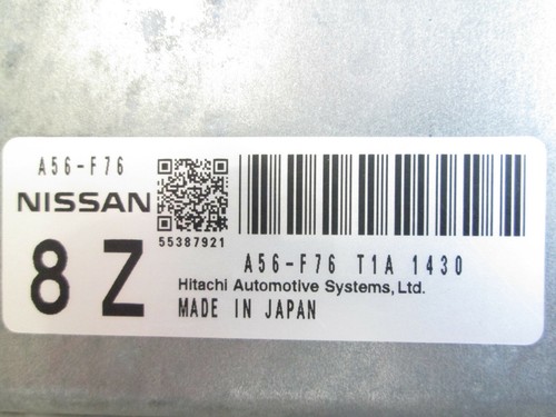 Módulo de control informático del motor Nissan Cube 2011 ECU ECM PCM A56-F76T1A OEM - Imagen 2 de 6