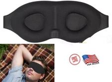 3D Sleep Mask For Men & Women Eye Mask For Sleeping Blindfold Travel Accessories