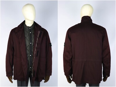 Men's Vintage Stone Island Raso Gommato Burgundy AW 2in1 Men's Vintage Stone Island Raso Gommato Burgundy AW 2in1