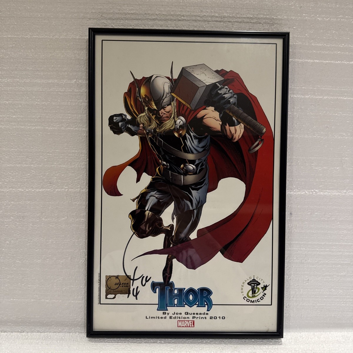 Thor Marvel Emerald City Comic Con 2010 Limited Edition Art Print