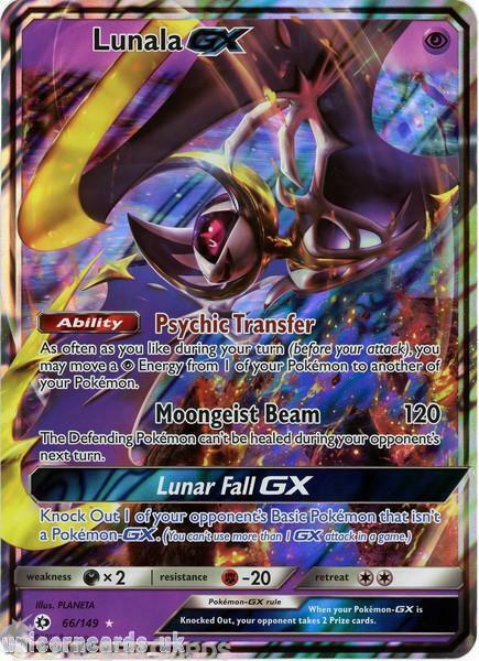 Lunala GX - 66/149 - Jumbo Cards - Pokemon