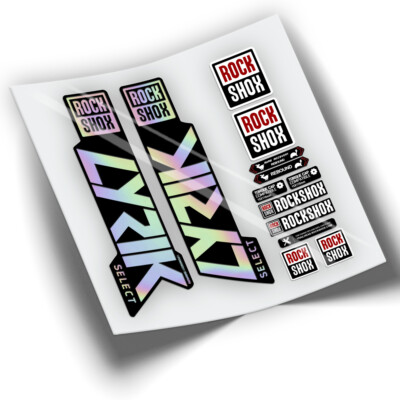 RWP-368 PEGATINAS COMPATIBLES HORQUILLA ROCKSHOX LYRIK SELECT 2021 STICKERS