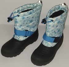 Northside Kids Frosty Snow Boot light blue, unisex big kids size 2 snowflakes