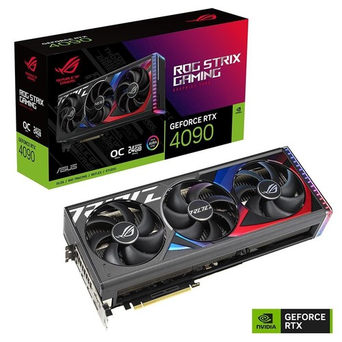 ASUS ROG STRIX NVIDIA GeForce RTX 4090 OC GPU - Fast Shipping✈️ - Afbeelding 2 van 4