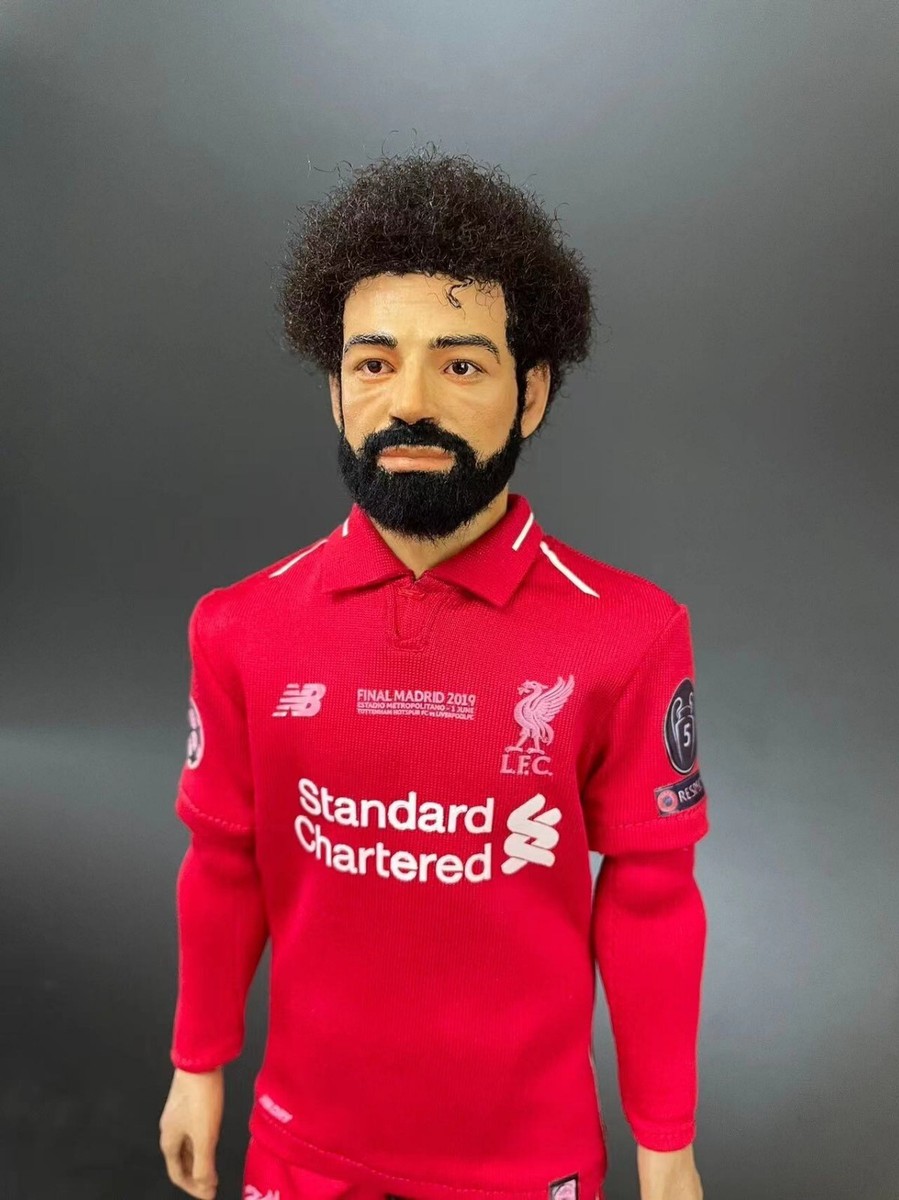 custom 1/6 scale Mohamed Salah Male Model for 12'' Action Figure
