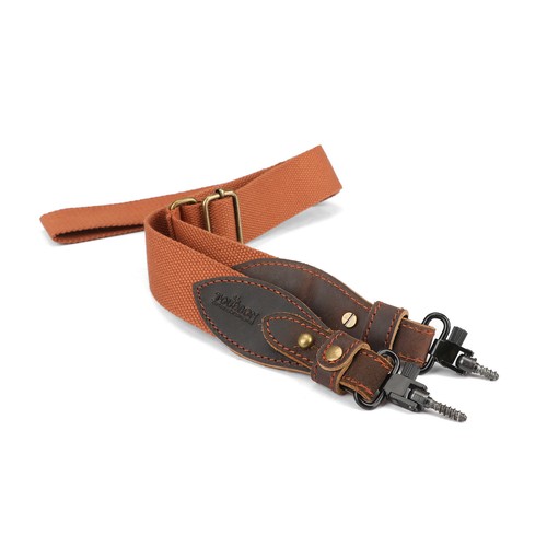 TOURBON Webbing&Leather Gun Sling Shotgun Strap Swivels Hunting-Multiple Choices - Picture 37 of 41