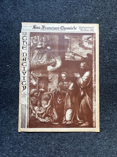 Christmas Vintage Newspaper Pictorial Section, World War One Memorabilia and Gi