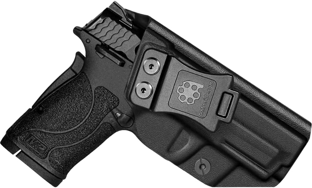 IWB & OWB KYDEX Holster Fit: Smith & Wesson M&P 380 Shield EZ Pistol, inside Wai