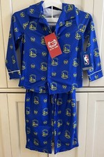 NEW Stephen Curry Pajama Set Golden State Warriors Blue Kids Sz 4 4T