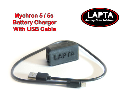 Akku Ladegerät für Aim Mychron 5 / 5s und USB Kabel