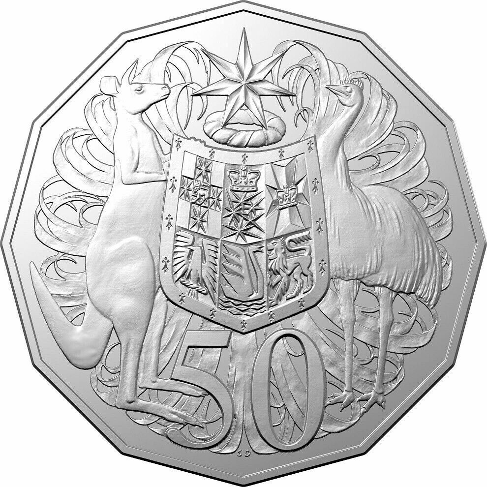 ⭐オーストラリアコイン　50セント　15枚セット　Australia　COIN Australia 50 Cents Coin, 1969-1984 KM# 68 Queen Elizabeth II