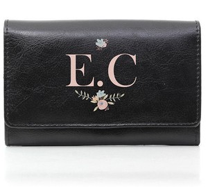 personalised initial purse