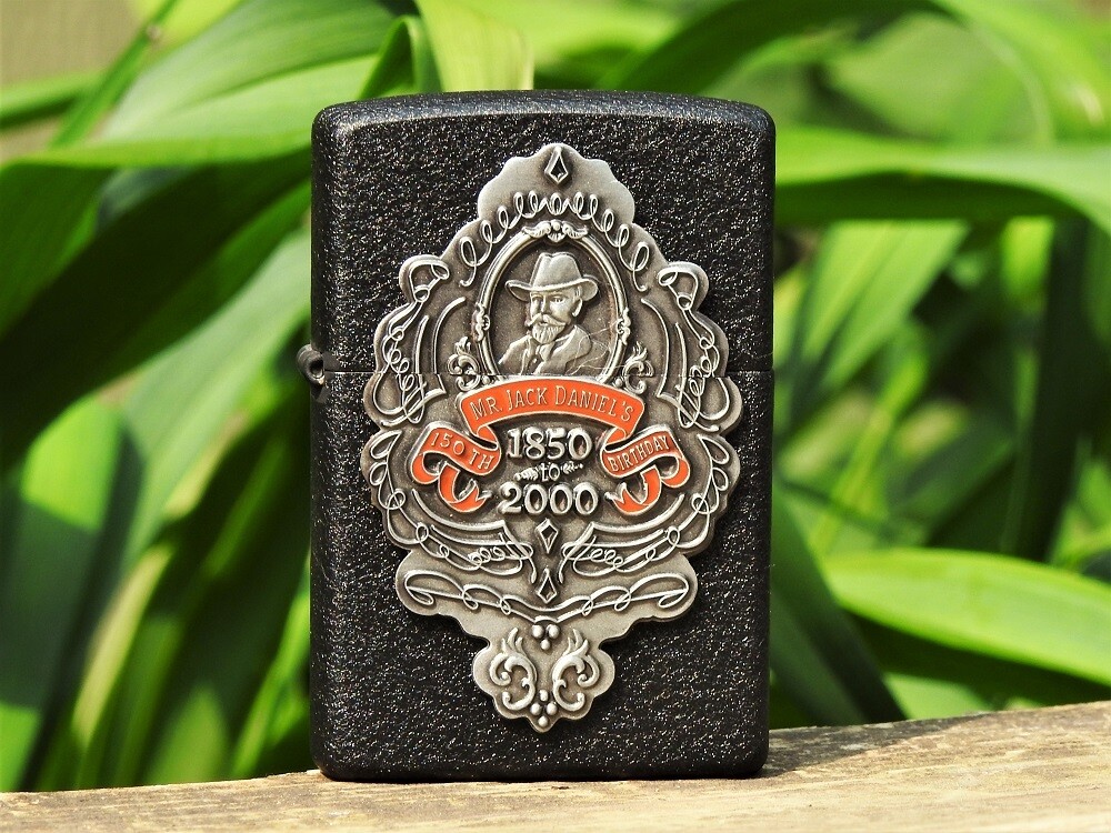 ZIPPO Jack Daniel’s 150周年記念 2000年 限定品 ☆Mr．JACK DANIEL'S！生誕150周年限定150個 ＃100