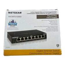 NETGEAR  8-Port Gigabit Ethernet Unmanaged Switch GS308v3
