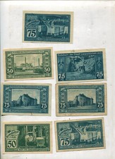 Pieniądze awaryjne: Leopoldshall Sachsen-Anhalt 7 sztuk (635)