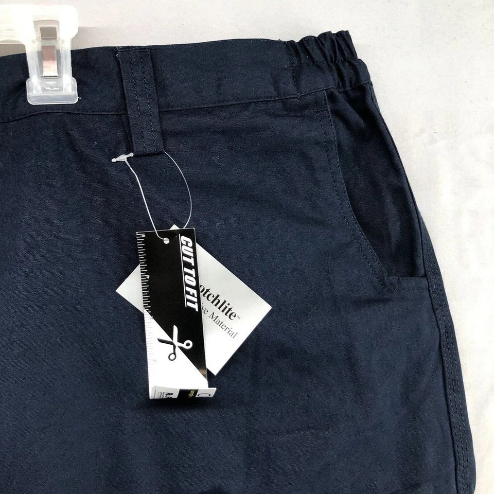 Nuevo 3M Scotchlite Reflectante Pierna Recta Azul Marino Hombres Pantalones de Carga Talla 4XL 4 Foto 2 de 4