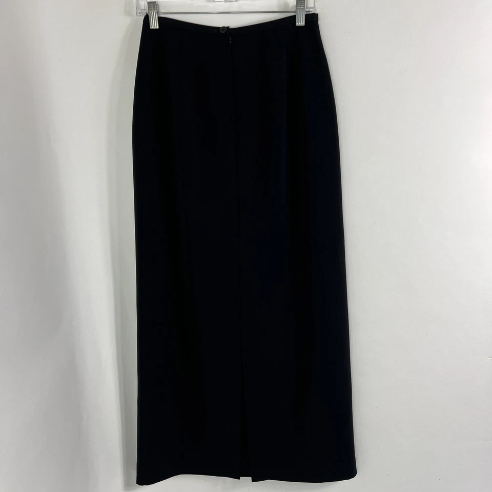 Винтажная женская юбка Votre Nom размер 38 черный вечер ниже колена миди карандаш винтажный - Изображение 4 из 4